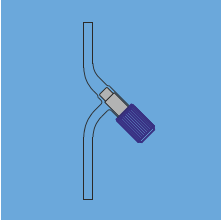 PTFE Needle Valve Stopcock (6700.100.)